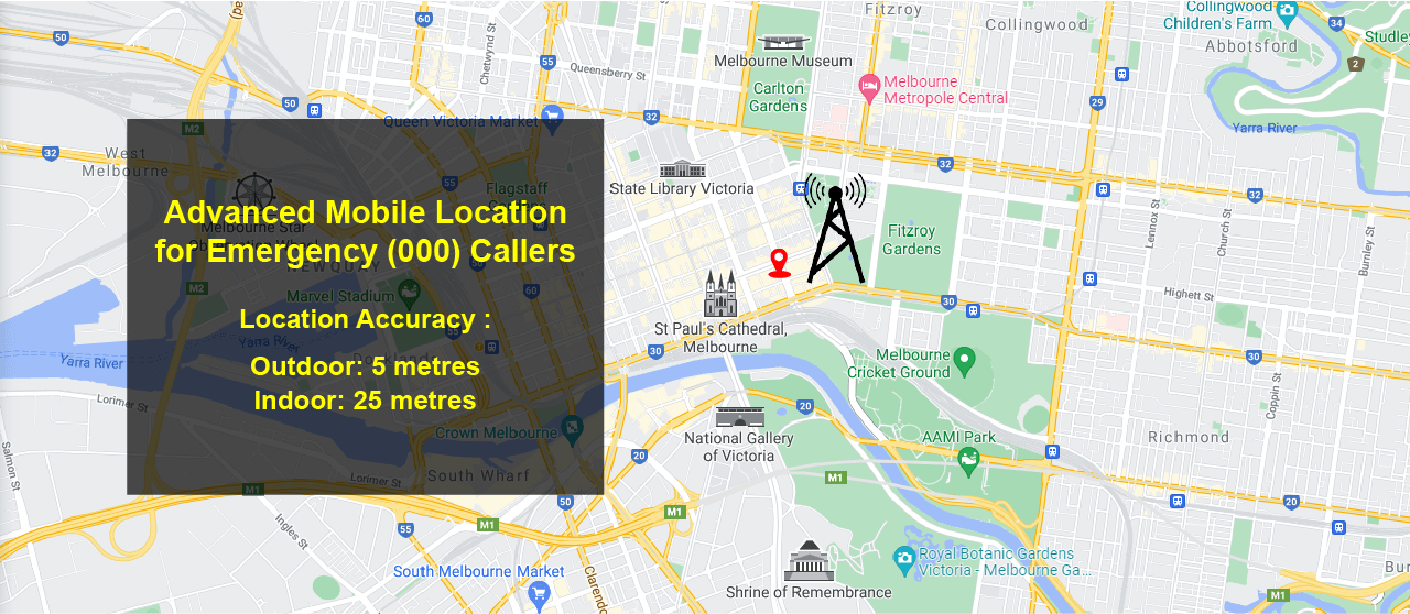 Advanced Mobile Location introduced in Australia for triple zero callers
