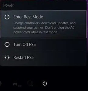 How to put a PS5 in rest mode download games